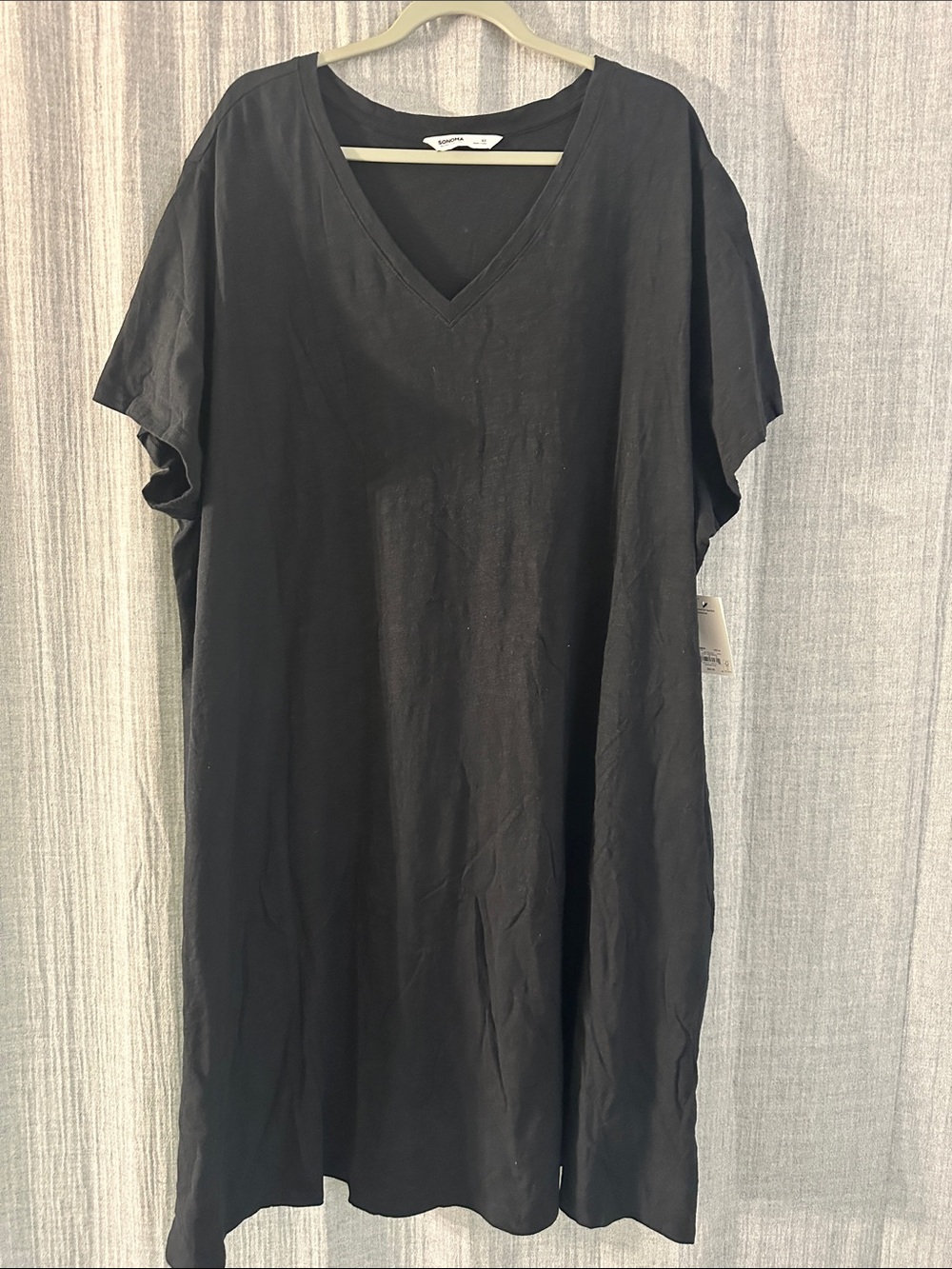 Sonoma Black V-Neck Tunic